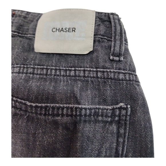 Baggy Jeans Sz Medium 100% Cotton Dark Wash Lightweight Bold Baddie‎ Punk Goth - Picture 7 of 7